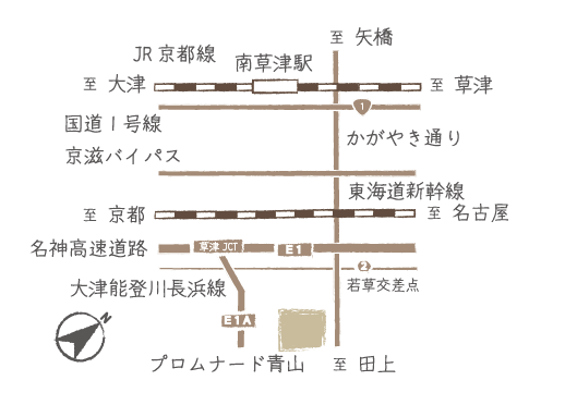 店舗の地図